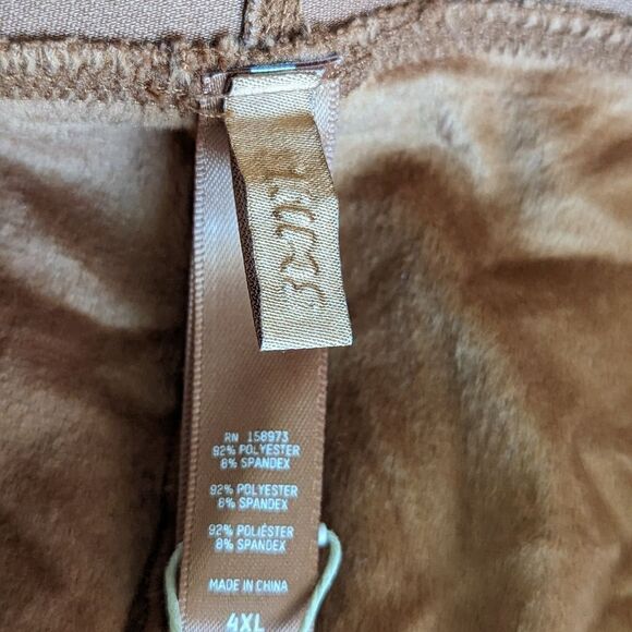 Skims NWT High Rise Stretch Velour Boxer Bike Shorts in Copper Sz 4XL - Picture 6 of 9
